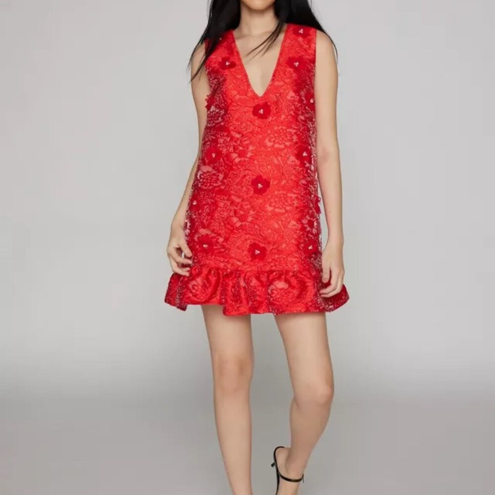 Sister Jane Sweet Cherry Jacquard Dress